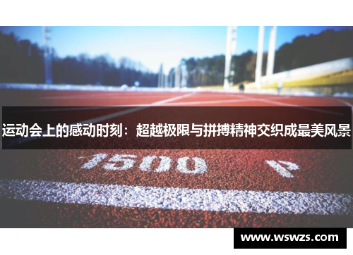 运动会上的感动时刻：超越极限与拼搏精神交织成最美风景